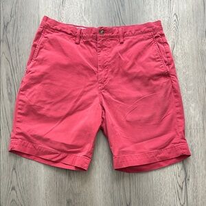 Polo Ralph Lauren Chino Shorts 9 Inch Nantucket Red Size 34